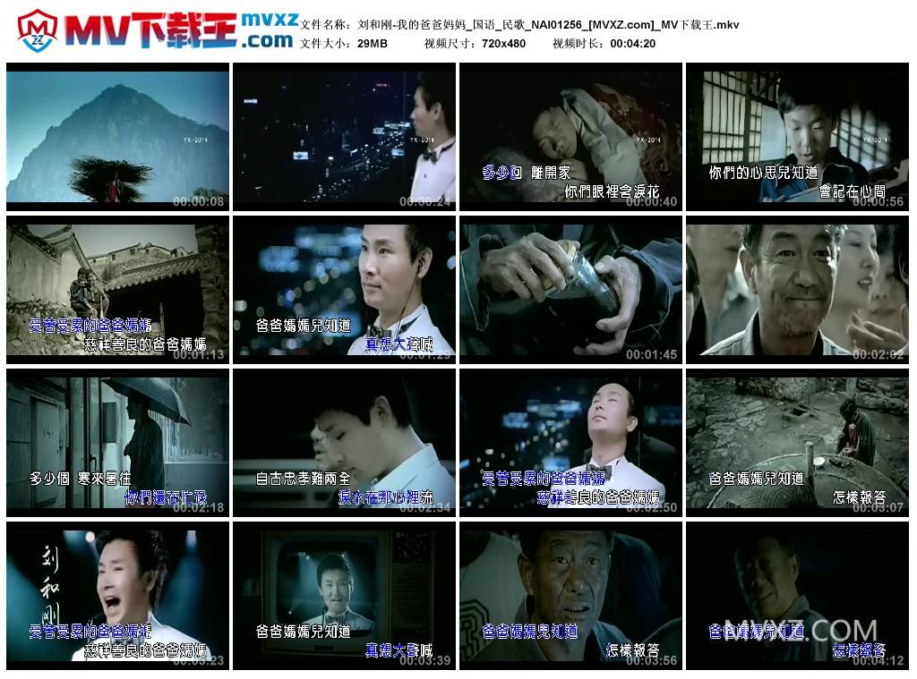 刘和刚-我的爸爸妈妈_国语_民歌_NAI01256